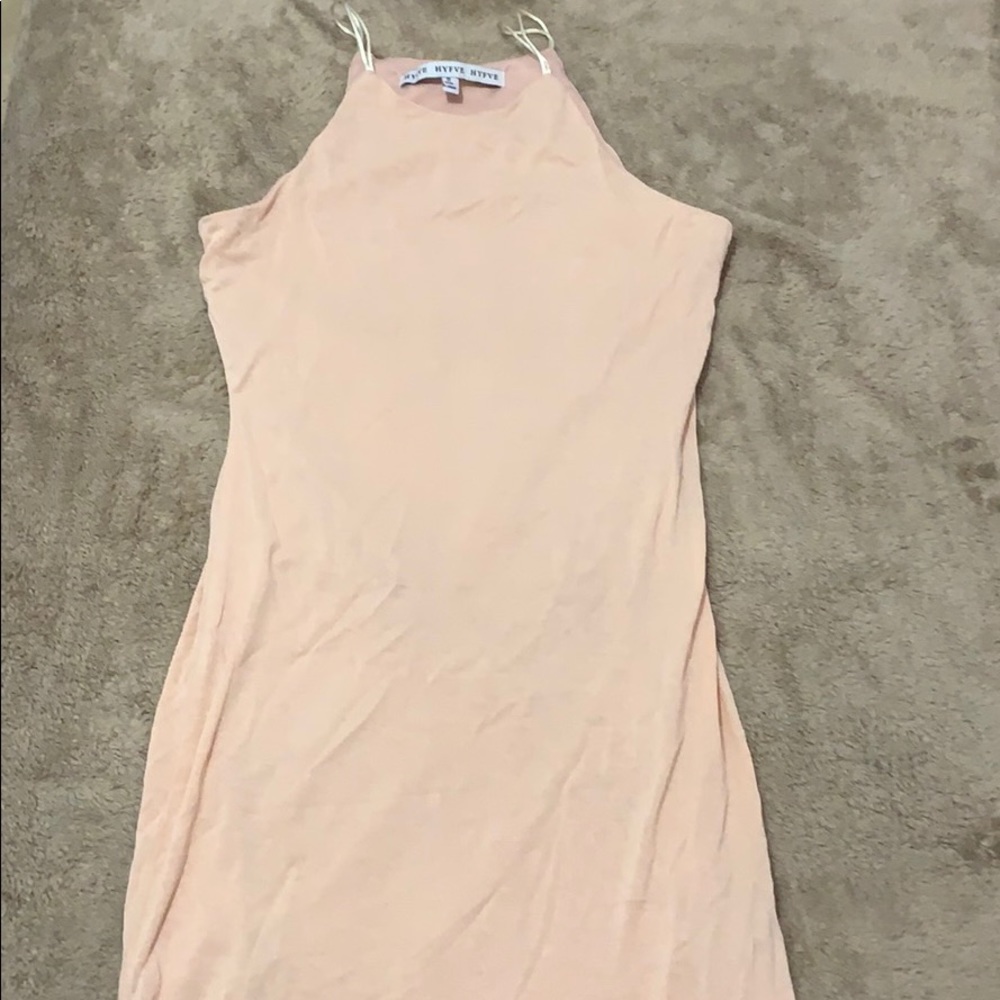 Peach dress